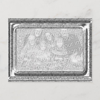 Cartão Postal Saudação de Modelo de Foto de Quadro Silver Hammer