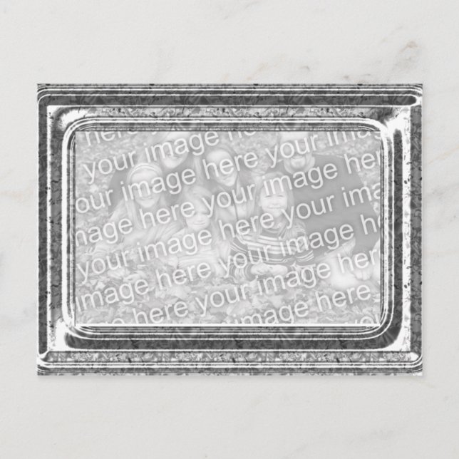 Cartão Postal Saudação de Modelo de Foto de Quadro Silver Hammer (Frente)