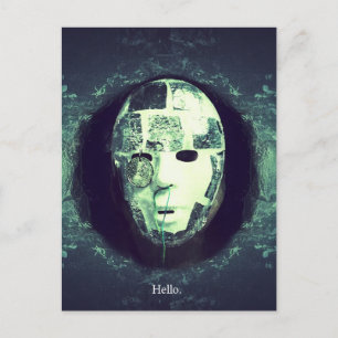 Cartão Postal Saudação Fragmentada