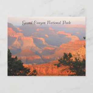 Cartão Postal saudações ao Grand Canyon
