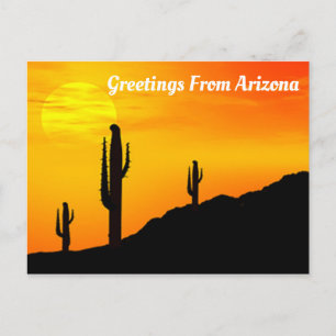 Cartão Postal Saudações Da Arizona