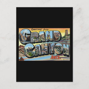 Cartão Postal Saudações da Arizona Grand Canyon