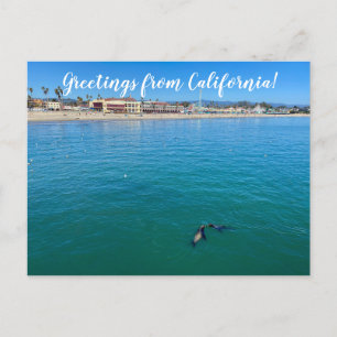Cartão Postal Saudações da Califórnia!