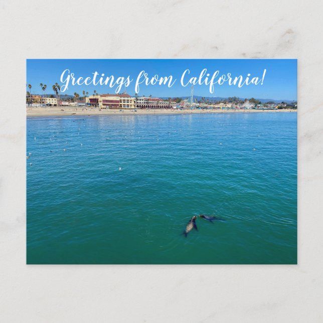 Cartão Postal Saudações da Califórnia! (Frente)