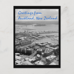Cartão Postal Saudações da cidade de Auckland, Nova Zelândia