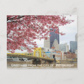 Cartão Postal Saudações da cidade de Pittsburgh!