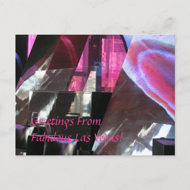 Cartão Postal Saudações Da Fabulosa Las Vegas! (Frente)