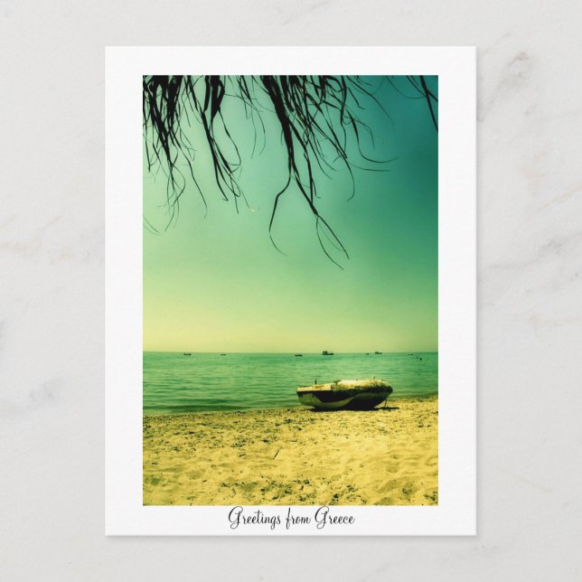 Cartão Postal Saudações da Grécia (Frente)