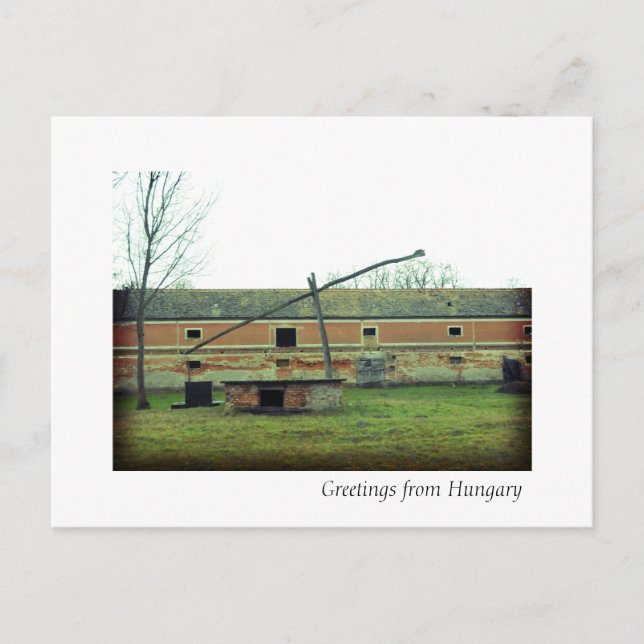 Cartão Postal Saudações da Hungria (Frente)