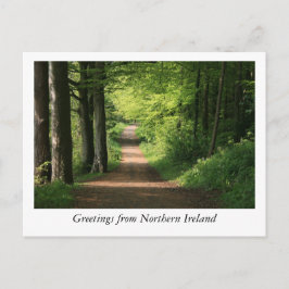 Cartão Postal Saudações da Irlanda Norte