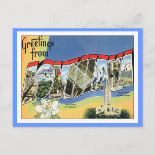Cartão Postal Saudações Da Louisiana