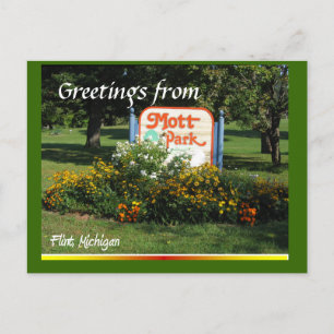 Cartão Postal Saudações da Mott Mark