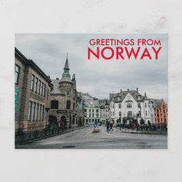 Cartão Postal Saudações da Noruega