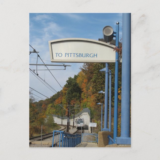 Cartão Postal Saudações da Pensilvânia de Pittsburgh (Frente)