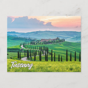 Cartão Postal Saudações da Toscana, Itália