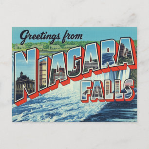 Cartão Postal Saudações das Cataratas do Niágara