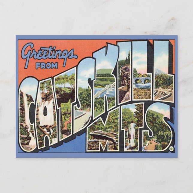 Cartão Postal Saudações Das Montanhas Catalúrgicas (Frente)