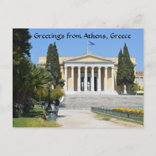 Cartão Postal Saudações de Atenas, Grécia