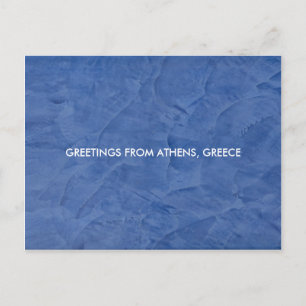 CARTÃO POSTAL SAUDAÇÕES DE ATENAS, GRÉCIA