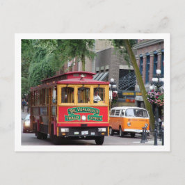 Cartão Postal Saudações De B.C Canadá/Vancouver Trolley