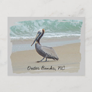 Cartão Postal Saudações de Bancos Externos OBX NC