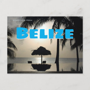 Cartão Postal Saudações de Belize