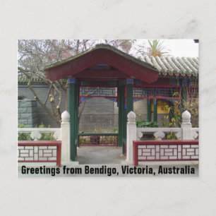 Cartão Postal Saudações de Bendigo, Victoria, Austrália