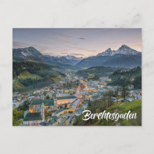 Cartão Postal Saudações de Berchtesgaden, Alemanha