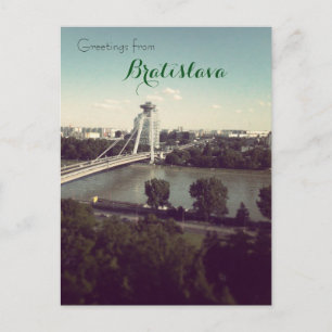 Cartão Postal Saudações de Bratislava