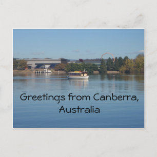 Cartão Postal Saudações de Canberra, Austrália