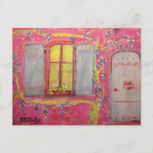 Cartão Postal saudações de casa da aldeia francesa
