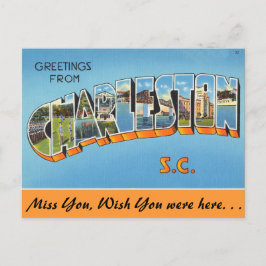 Cartão Postal Saudações de Charleston