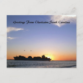 Cartão Postal Saudações De Charleston South Carolina Customiza