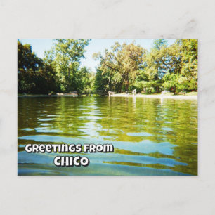 Cartão Postal Saudações de Chico (você pode alterar as palavras)