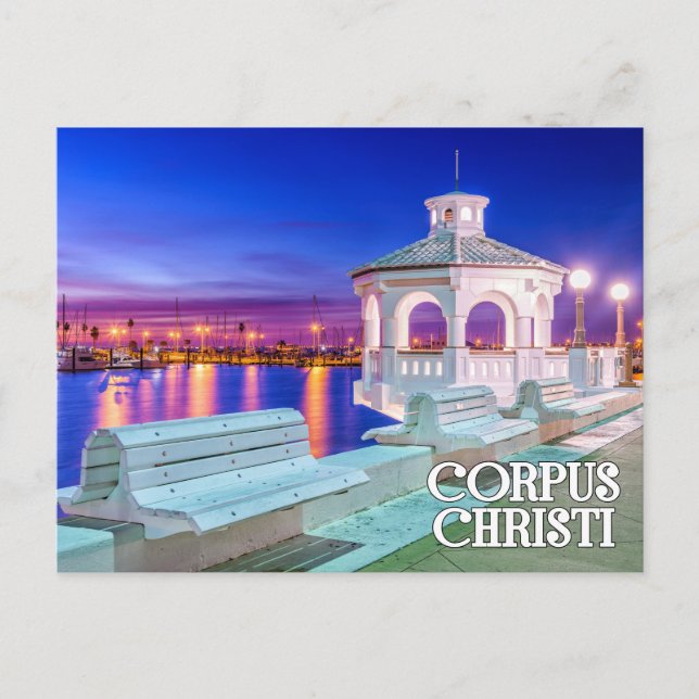 Cartão Postal Saudações De Corpus Christi, Texas (Frente)