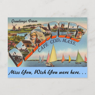 Cartão Postal Saudações de Dennisport