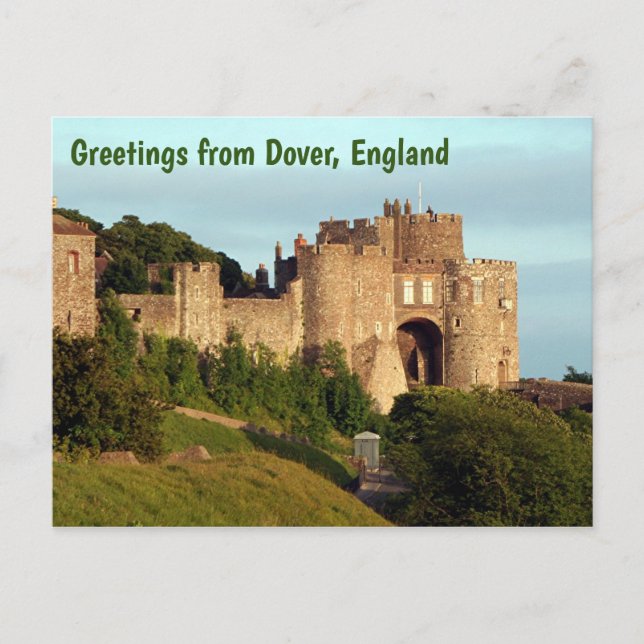 Cartão Postal Saudações de Dover, Inglaterra, 3 (Frente)