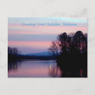 Cartão Postal Saudações de Gadsden, AL
