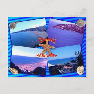 Cartão Postal Saudações de Gaeta