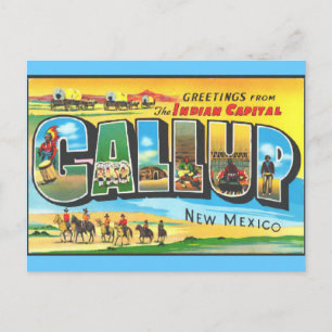 Cartão Postal Saudações de Gallup