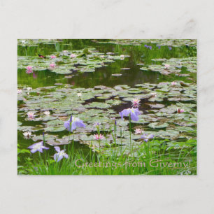 Cartão Postal Saudações de Giverny!