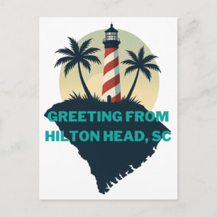 Cartão Postal Saudações de Hilton Head Island 2025