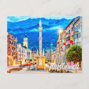 Cartão Postal Saudações de Innsbruck, Áustria
