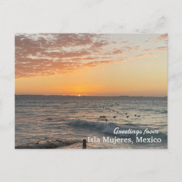 Cartão Postal Saudações de Isla Mujeres