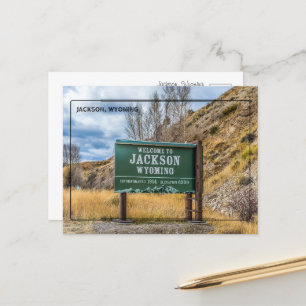 Cartão Postal Saudações de Jackson, Wyoming