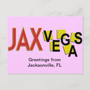 Cartão Postal Saudações de JaxVegas