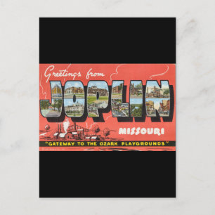Cartão Postal Saudações de Joplin
