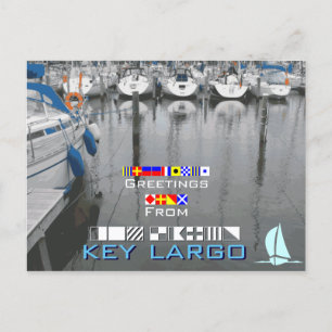 Cartão Postal Saudações de Key Largo