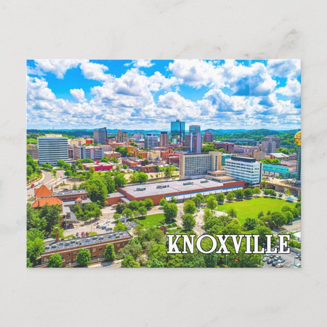 Cartão Postal Saudações De Knoxville, Tennessee, EUA (Frente)