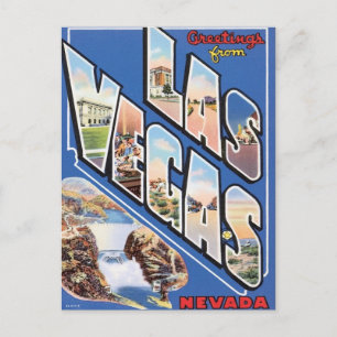 Cartão Postal Saudações De Las Vegas